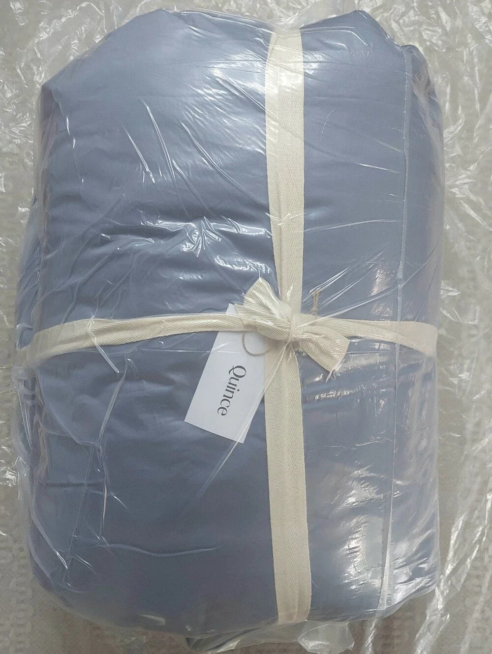 NWT! Quince Organic Cotton Mineral Sateen Comforter! King/ Cal King! (672)